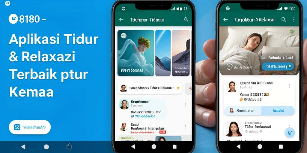Antarmuka pengguna 8180 yang menenangkan dan intuitif untuk tidur yang lebih baik.