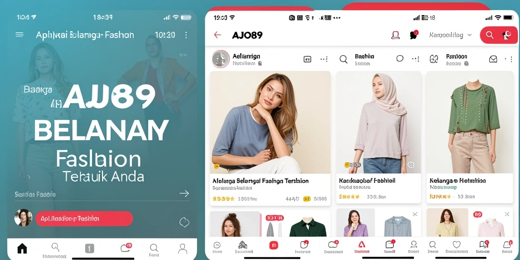 Tampilan antarmuka aplikasi AJO89 yang menarik dan mudah digunakan.