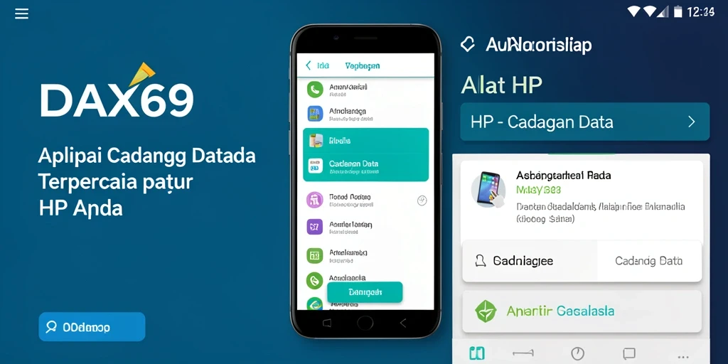 Antarmuka DAX69 yang memudahkan pengguna dalam cadangan data.